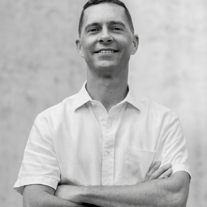 Portrait of Tim Derrington, Founding Principal at Derrington Building Studio